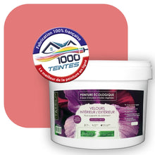 Charger l&#39;image dans la galerie, Peinture écologique Natura Tassili® Les Rouges (L&#39;Atelier by Edicolor 111D/111-D/111D1) Intérieur/Extérieur VELOURS

