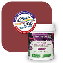 Charger l&#39;image dans la galerie, Peinture écologique Natura Tassili® Les Rouges (L&#39;Atelier by Edicolor 112E/112-E/112E1) Intérieur/Extérieur VELOURS
