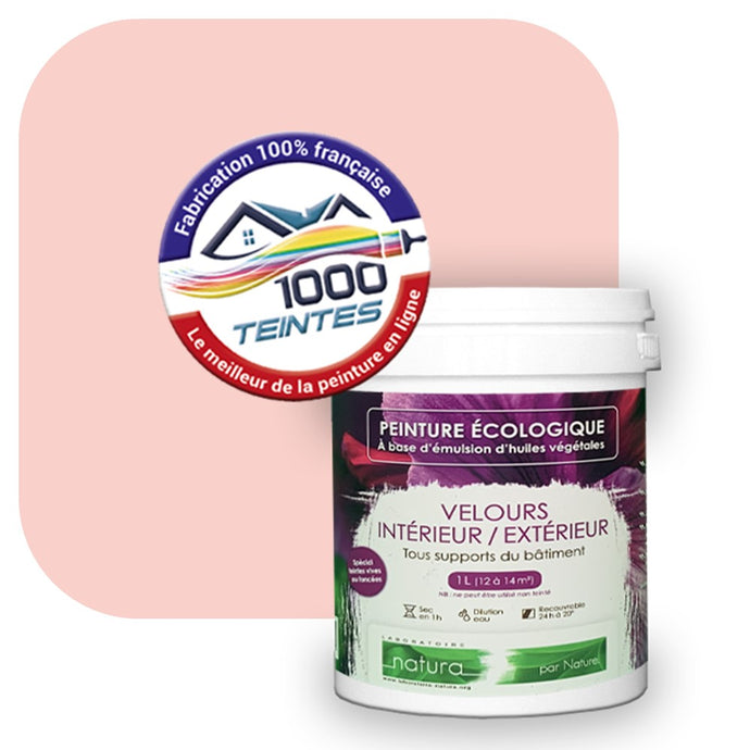 Peinture écologique Natura Tassili® Les Rouges (L'Atelier by Edicolor 113A/113-A/113A1) Intérieur/Extérieur VELOURS