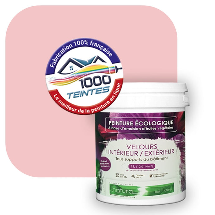 Peinture écologique Natura Tassili® Les Rouges (L'Atelier by Edicolor 114B/114-B/114B1) Intérieur/Extérieur VELOURS