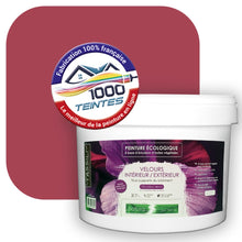 Charger l&#39;image dans la galerie, Peinture écologique Natura Tassili® Les Rouges (L&#39;Atelier by Edicolor 114E/114-E/114E1) Intérieur/Extérieur VELOURS
