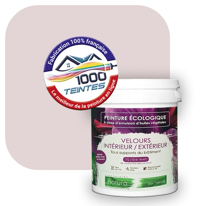 Peinture écologique Natura Tassili® Les Rouges (L'Atelier by Edicolor 116A/116-A/116A1) Intérieur/Extérieur VELOURS
