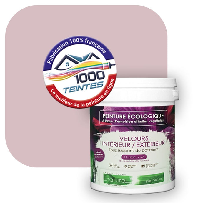 Peinture écologique Natura Tassili® Les Rouges (L'Atelier by Edicolor 116B/116-B/116B1) Intérieur/Extérieur VELOURS