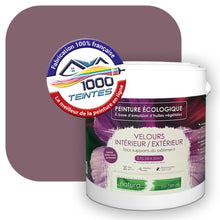 Charger l&#39;image dans la galerie, Peinture écologique Natura Tassili® Les Rouges (L&#39;Atelier by Edicolor 116E/116-E/116E1) Intérieur/Extérieur VELOURS
