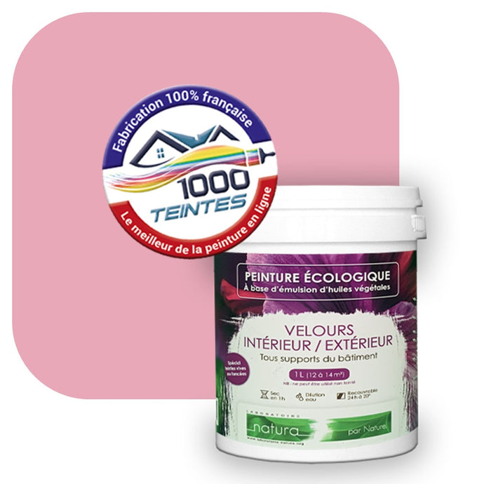 Peinture écologique Natura Tassili® Les Rouges (L'Atelier by Edicolor 119D/119-D/119D1) Intérieur/Extérieur VELOURS