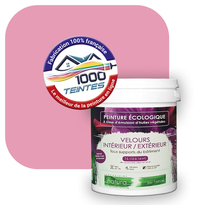 Peinture écologique Natura Tassili® Les Rouges (L'Atelier by Edicolor 120D/120-D/120D1) Intérieur/Extérieur VELOURS