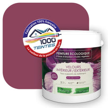 Charger l&#39;image dans la galerie, Peinture écologique Natura Tassili® Les Rouges (L&#39;Atelier by Edicolor 121E/121-E/121E1) Intérieur/Extérieur VELOURS
