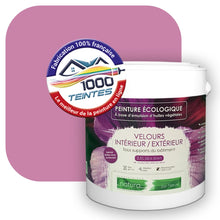 Charger l&#39;image dans la galerie, Peinture écologique Natura Tassili® Les Violets (L&#39;Atelier by Edicolor 123A/123-A/123A1) Intérieur/Extérieur VELOURS
