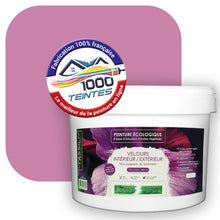 Charger l&#39;image dans la galerie, Peinture écologique Natura Tassili® Les Violets (L&#39;Atelier by Edicolor 123A/123-A/123A1) Intérieur/Extérieur VELOURS
