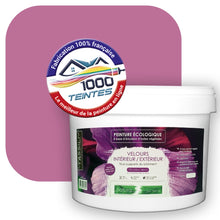 Charger l&#39;image dans la galerie, Peinture écologique Natura Tassili® Les Violets (L&#39;Atelier by Edicolor 123B/123-B/123B1) Intérieur/Extérieur VELOURS
