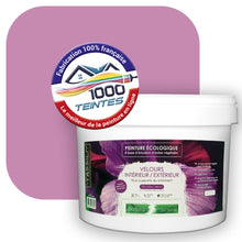 Charger l&#39;image dans la galerie, Peinture écologique Natura Tassili® Les Violets (L&#39;Atelier by Edicolor 124B/124-B/124B1) Intérieur/Extérieur VELOURS
