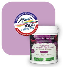 Charger l&#39;image dans la galerie, Peinture écologique Natura Tassili® Les Violets (L&#39;Atelier by Edicolor 125A/125-A/125A1) Intérieur/Extérieur VELOURS
