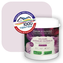 Charger l&#39;image dans la galerie, Peinture écologique Natura Tassili® Les Violets (L&#39;Atelier by Edicolor 126A/126-A/126A1) Intérieur/Extérieur VELOURS
