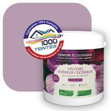 Charger l&#39;image dans la galerie, Peinture écologique Natura Tassili® Les Violets (L&#39;Atelier by Edicolor 127A/127-A/127A1) Intérieur/Extérieur VELOURS
