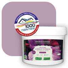 Charger l&#39;image dans la galerie, Peinture écologique Natura Tassili® Les Violets (L&#39;Atelier by Edicolor 127A/127-A/127A1) Intérieur/Extérieur VELOURS
