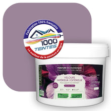 Charger l&#39;image dans la galerie, Peinture écologique Natura Tassili® Les Violets (L&#39;Atelier by Edicolor 127B/127-B/127B1) Intérieur/Extérieur VELOURS
