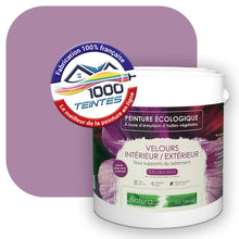 Charger l&#39;image dans la galerie, Peinture écologique Natura Tassili® Les Violets (L&#39;Atelier by Edicolor 128A/128-A/128A1) Intérieur/Extérieur VELOURS
