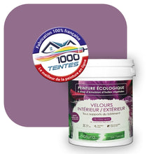 Charger l&#39;image dans la galerie, Peinture écologique Natura Tassili® Les Violets (L&#39;Atelier by Edicolor 128B/128-B/128B1) Intérieur/Extérieur VELOURS
