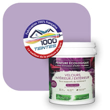 Charger l&#39;image dans la galerie, Peinture écologique Natura Tassili® Les Violets (L&#39;Atelier by Edicolor 130A/130-A/130A1) Intérieur/Extérieur VELOURS
