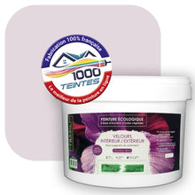 Charger l&#39;image dans la galerie, Peinture écologique Natura Tassili® Les Violets (L&#39;Atelier by Edicolor 131B/131-B/131B1) Intérieur/Extérieur VELOURS
