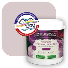 Charger l&#39;image dans la galerie, Peinture écologique Natura Tassili® Les Violets (L&#39;Atelier by Edicolor 132B/132-B/132B1) Intérieur/Extérieur VELOURS
