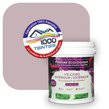 Charger l&#39;image dans la galerie, Peinture écologique Natura Tassili® Les Violets (L&#39;Atelier by Edicolor 132C/132-C/132C1) Intérieur/Extérieur VELOURS
