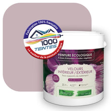 Charger l&#39;image dans la galerie, Peinture écologique Natura Tassili® Les Violets (L&#39;Atelier by Edicolor 132C/132-C/132C1) Intérieur/Extérieur VELOURS
