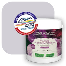 Charger l&#39;image dans la galerie, Peinture écologique Natura Tassili® Les Violets (L&#39;Atelier by Edicolor 134A/134-A/134A1) Intérieur/Extérieur VELOURS
