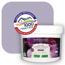 Charger l&#39;image dans la galerie, Peinture écologique Natura Tassili® Les Violets (L&#39;Atelier by Edicolor 134C/134-C/134C1) Intérieur/Extérieur VELOURS
