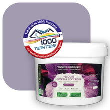 Charger l&#39;image dans la galerie, Peinture écologique Natura Tassili® Les Violets (L&#39;Atelier by Edicolor 134D/134-D/134D1) Intérieur/Extérieur VELOURS
