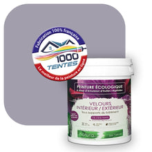 Charger l&#39;image dans la galerie, Peinture écologique Natura Tassili® Les Violets (L&#39;Atelier by Edicolor 135C/135-C/135C1) Intérieur/Extérieur VELOURS
