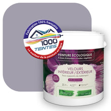 Charger l&#39;image dans la galerie, Peinture écologique Natura Tassili® Les Violets (L&#39;Atelier by Edicolor 135C/135-C/135C1) Intérieur/Extérieur VELOURS
