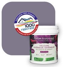 Charger l&#39;image dans la galerie, Peinture écologique Natura Tassili® Les Violets (L&#39;Atelier by Edicolor 135D/135-D/135D1) Intérieur/Extérieur VELOURS
