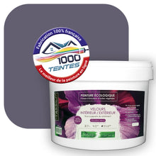 Charger l&#39;image dans la galerie, Peinture écologique Natura Tassili® Les Violets (L&#39;Atelier by Edicolor 135E/135-E/135E1) Intérieur/Extérieur VELOURS
