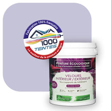 Charger l&#39;image dans la galerie, Peinture écologique Natura Tassili® Les Violets (L&#39;Atelier by Edicolor 136A/136-A/136A1) Intérieur/Extérieur VELOURS
