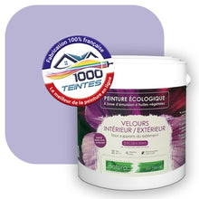 Charger l&#39;image dans la galerie, Peinture écologique Natura Tassili® Les Violets (L&#39;Atelier by Edicolor 136B/136-B/136B1) Intérieur/Extérieur VELOURS
