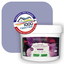 Charger l&#39;image dans la galerie, Peinture écologique Natura Tassili® Les Violets (L&#39;Atelier by Edicolor 137C/137-C/137C1) Intérieur/Extérieur VELOURS
