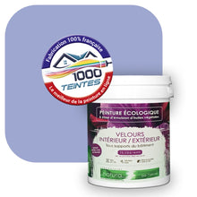 Charger l&#39;image dans la galerie, Peinture écologique Natura Tassili® Les Violets (L&#39;Atelier by Edicolor 138E/138-E/138E1) Intérieur/Extérieur VELOURS
