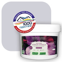 Charger l&#39;image dans la galerie, Peinture écologique Natura Tassili® Les Violets (L&#39;Atelier by Edicolor 139B/139-B/139B1) Intérieur/Extérieur VELOURS
