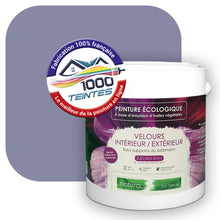 Charger l&#39;image dans la galerie, Peinture écologique Natura Tassili® Les Violets (L&#39;Atelier by Edicolor 139D/139-D/139D1) Intérieur/Extérieur VELOURS
