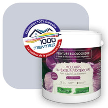 Charger l&#39;image dans la galerie, Peinture écologique Natura Tassili® Les Violets (L&#39;Atelier by Edicolor 140B/140-B/140B1) Intérieur/Extérieur VELOURS
