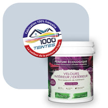 Charger l&#39;image dans la galerie, Peinture écologique Natura Tassili® Les Bleus (L&#39;Atelier by Edicolor 141A/141-A/141A1) Intérieur/Extérieur VELOURS
