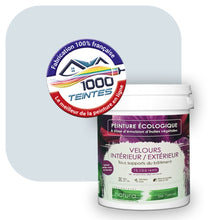 Charger l&#39;image dans la galerie, Peinture écologique Natura Tassili® Les Bleus (L&#39;Atelier by Edicolor 143A/143-A/143A1) Intérieur/Extérieur VELOURS
