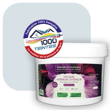 Charger l&#39;image dans la galerie, Peinture écologique Natura Tassili® Les Bleus (L&#39;Atelier by Edicolor 143A/143-A/143A1) Intérieur/Extérieur VELOURS
