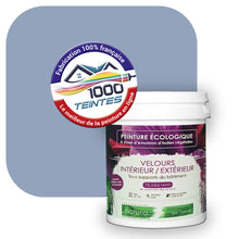 Charger l&#39;image dans la galerie, Peinture écologique Natura Tassili® Les Bleus (L&#39;Atelier by Edicolor 143D/143-D/143D1) Intérieur/Extérieur VELOURS
