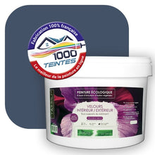 Charger l&#39;image dans la galerie, Peinture écologique Natura Tassili® Les Bleus (L&#39;Atelier by Edicolor 144D/144-D/144D1) Intérieur/Extérieur VELOURS
