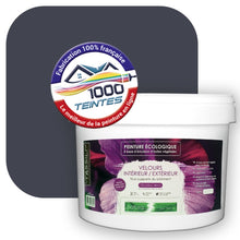 Charger l&#39;image dans la galerie, Peinture écologique Natura Tassili® Les Bleus (L&#39;Atelier by Edicolor 144E/144-E/144E1) Intérieur/Extérieur VELOURS
