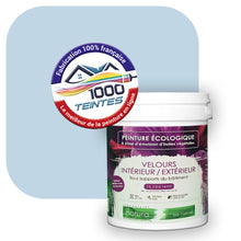 Charger l&#39;image dans la galerie, Peinture écologique Natura Tassili® Les Bleus (L&#39;Atelier by Edicolor 148A/148-A/148A1) Intérieur/Extérieur VELOURS
