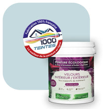 Charger l&#39;image dans la galerie, Peinture écologique Natura Tassili® Les Bleus (L&#39;Atelier by Edicolor 157B/157-B/157B1) Intérieur/Extérieur VELOURS
