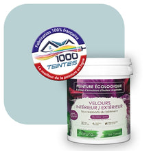 Charger l&#39;image dans la galerie, Peinture écologique Natura Tassili® Les Bleus (L&#39;Atelier by Edicolor 157C/157-C/157C1) Intérieur/Extérieur VELOURS
